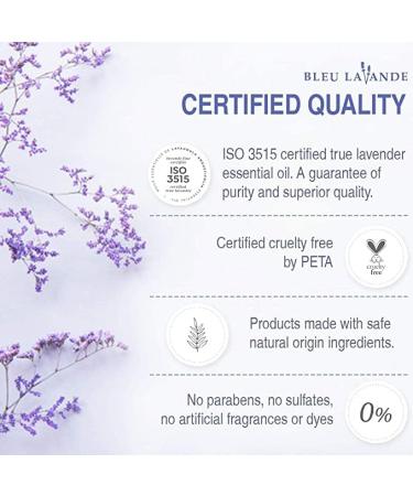 Buy Bleu Lavande Premium True Lavender Essential Oil - 100% Pure Therapeutic Grade Vegan & Cruelty-Free - Aromatherapy 0.5 fl oz - International Shipping Available - Buy Online on GoSupps.com