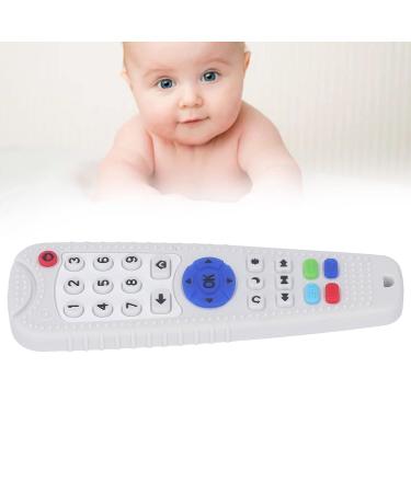 Silicone Baby Teething Toy - Beige Remote Control Teether with Bright Colors for Daily Use - Buy Online on GoSupps.com