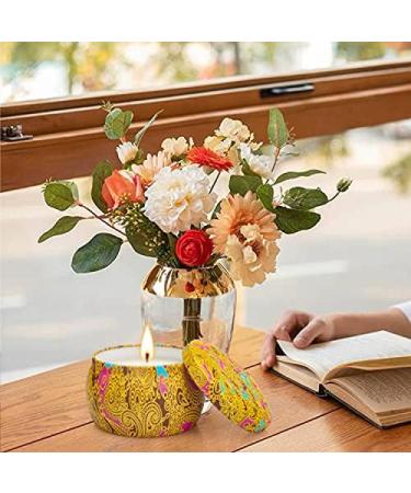 Scented Candle Gift Set for Women - 5.6oz Natural Soy Wax, 120 Hours Burning Time, Aromatherapy in Portable Tin - 4 Fragrances: Lavender, Lemon, Fig. Perfect Gift for Her! - Buy Online on GoSupps.com