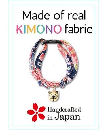 Necoichi Chirimen Hanabi Fireworks Cat Collar - Handcrafted in Japan - Purple - One Size Fits All - Buy Online on GoSupps.com