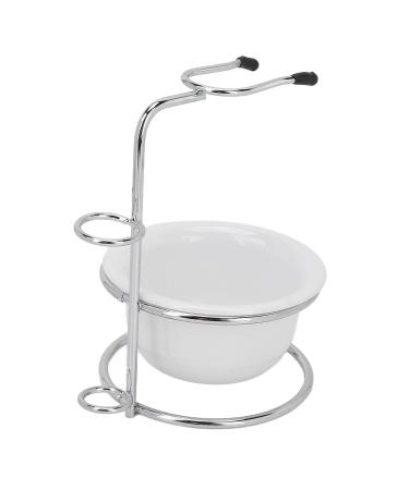 Professional Shaving Stand Bowl Set - Men's Wet Shaving Kit with Razor Brush Holder & Safety Stand for Ultimate Shaving Experience - Buy Online on GoSupps.com