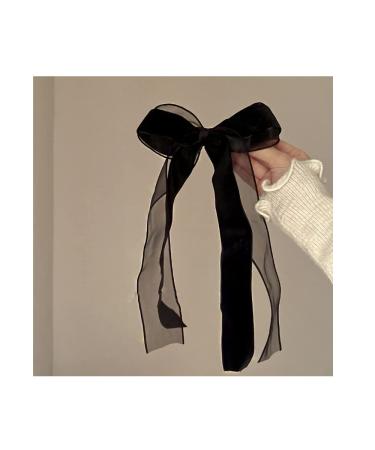 2pcs Black Velvet Bow Hair Clips for Women and Girls - Stylish Hair Accessories - Buy Online on GoSupps.com