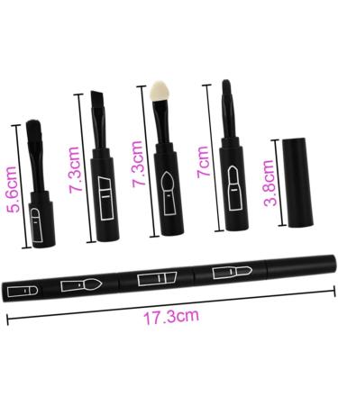 Didiseaon 1pc Eye Shadow Brush Concealer Eyeliner Brush Portable Lipstick Brush Red Sparkly Headband Luster Hair Yarn for Braids Applicator Cosmetic Bag Brush With Cover Set - Buy Online on GoSupps.com