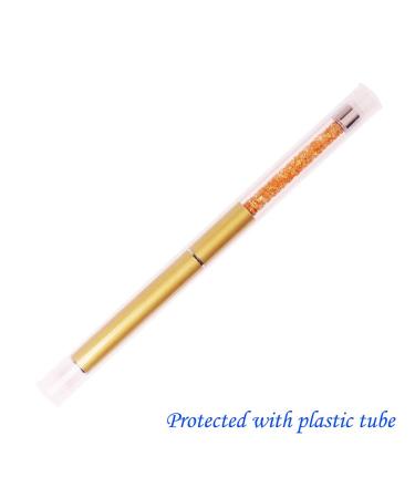 WOKOTO Nail Art Flat Painting Brush - Acrylic Handle for Gel Nails - Salon Quality Polish Tool - Buy Online on GoSupps.com