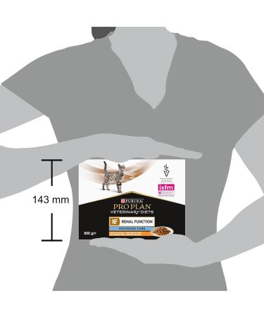 Proplan Pro Plan Veterinary Diet Nf Renal Function for Cats Chicken 10 Sachets 85 g - Buy Online on GoSupps.com