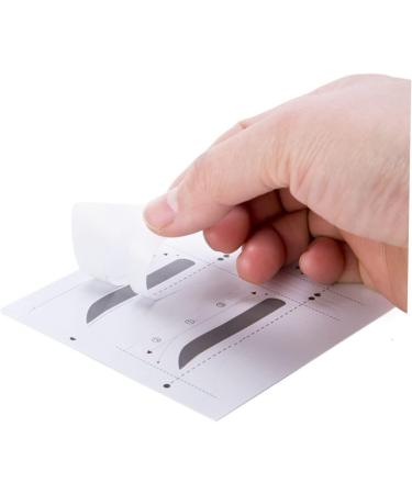 Beavorty 12pcs 48 Eyebrow Shaping Template Eyebrow Card Eyebrow Stencils Sticker Tool Eyebrow Trimming - Buy Online on GoSupps.com
