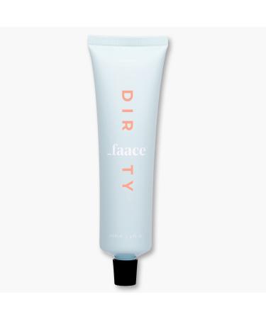 Faace Dirty Rose Water Face Cleanser As Seen On Dragons Den - Creamy Gel Purifies Soothes & Exfoliates to Fight Acne - Made in UK - Vegan & Organic Skincare - 100 ml