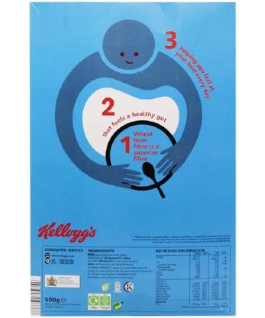  Kellogg's Kellogg's All-Bran Sound Flakes (500g) - Pack of 2 - Buy Online on GoSupps.com