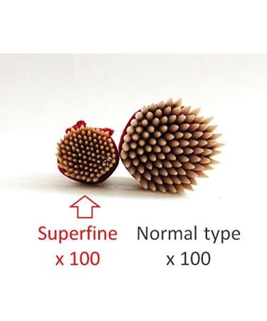 Superfine 0.04inch Extra Thin Toothpicks (500 Count) - Premium Quality - Buy Online on GoSupps.com