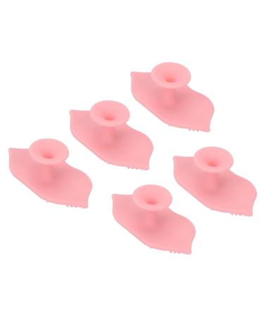 Silicone Exfoliating Lip Brush Set - 5 PCS Deep Cleaning Portable Travel-Friendly Lip Scrubbers with Sucking Cup - Buy Online on GoSupps.com