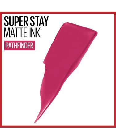 Maybelline Super Stay Matte Ink Liquid Lipstick in Pathfinder Berry Pink - 16H Wear - 0.17 Fl Oz - Buy Online on GoSupps.com