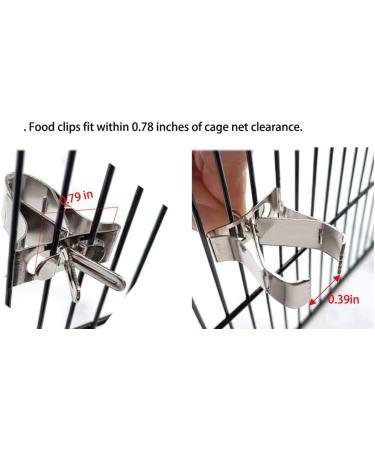 Pack of 4 Bird Feeders: Cage & Food Holder, No Mess Parakeet Food Bowl, Hanging Parrot Water Dispenser, Seed Cage Cups - Replacement Feeder Bowls - Buy Online on GoSupps.com