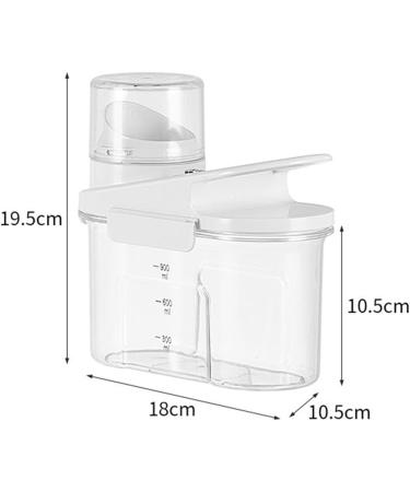 YWJLQH Modern Laundry Powder Holder with Dispensing Pump for Home Use S Small - Buy Online on GoSupps.com