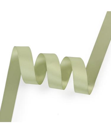 DINDOSAL 1 Inch Sage Green Double Face Satin Ribbon - 25 Yards | Polyester Silk Ribbon for Gifts, Crafts, Weddings & Events - Buy Online on GoSupps.com