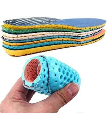 PULABO Shoe Pads - Silicone Sports Insoles for Men and Women - Breathable and Sweat Absorbent (Blue) - Buy Online on GoSupps.com