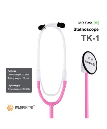 Buy TK-1 Professional MR Safe Stethoscope - Dual-Frequency Pink | International Shipping Available - Buy Online on GoSupps.com