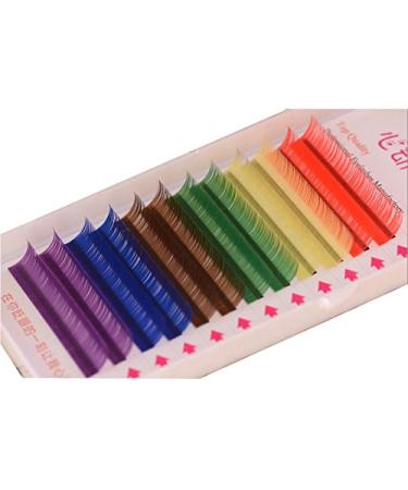 Scala Mink Eyelash Extensions - C Curl 0.15mm Individual Lashes | 6 Colors Assorted in One Tray (12mm) for Stunning Looks - Buy Online on GoSupps.com