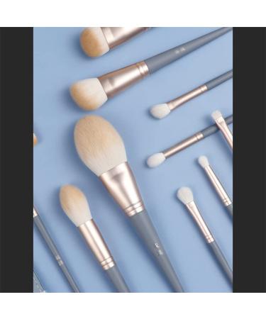 Shop Bridge 12 Makeup Brush Set Complete Animal Hair Brushes for Loose Powder & Eye Shadow | International Shipping Available - Buy Online on GoSupps.com