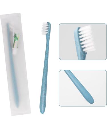 100 Pack Disposable Toothbrushes & Toothpaste Sets for Hotel, Home, Travel Individually Packaged - Buy Online on GoSupps.com