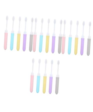 Minkissy 20 Stk Travel toothbrush Travel toothbrush folding toothbrush adult toothbrush portable toothbrush travel foldable toothbrush collapsible toothbrushes filament macaron travel