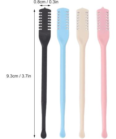 Kikumi 8pcs Double Head Nose Hair Knife Ear Pick Manual Safety Nose Hair Trimmer Ear Scoop - Buy Online on GoSupps.com