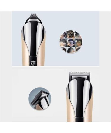  Professional Cordless Hair Clippers - Easy Hair Clipper Kit for Men | Grooming Kit for Beard Moustache & Body Hair - Gold Finish  - Buy Online on GoSupps.com