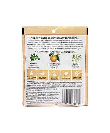 Aura Cacia Peaceful Patchouli & Sweet Orange Aromatherapy Foam Bath - 2.5 oz. Packet - Buy Online on GoSupps.com