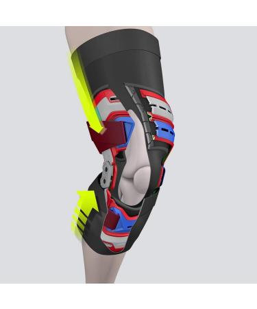 McDavid Bionic Knee Brace with Compression Sleeve - BIO-LOGIX Hinged Lateral Support for Knee Injuries and Pain Relief - Buy Online on GoSupps.com