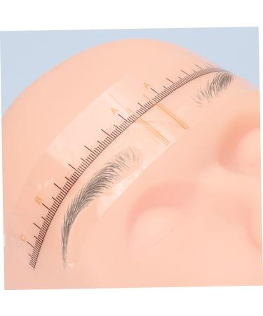 Hemoton 10pcs Eyebrow Positioning Ruler Plastic Eyebrow Ruler Brow Guide Stencil Shape Template Mold Make up - Buy Online on GoSupps.com