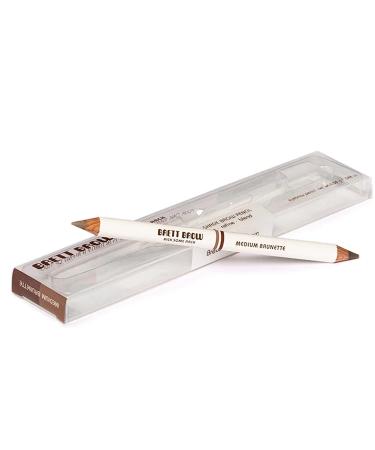 BRETT BROW Duo-Shade Pencil Medium Brunette - Define and Enhance Brows - Buy Online on GoSupps.com