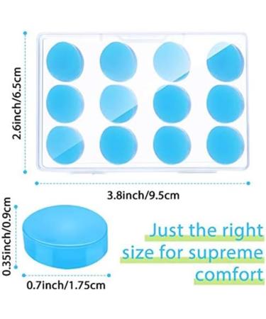12 Pairs Ear Plugs for Sleeping Soft Reusable Moldable Silicone Earplugs Noise Cancelling and Sound Blocking Ear Plugs with Case 32dB NRR Suitable for Swimming Concerts Airplane Travel - Buy Online on GoSupps.com