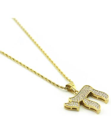 VALICLUD Men's Necklace Rhinestone Charm Necklace Women Necklace Pendant Chain Necklace Alloy Miss - Buy Online on GoSupps.com