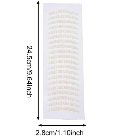 Eyelid Lift Band Gentle Eyelid Band Medical Grade Eyelid Tape | Breathable Invisible Eyelid Lifter Lace Tape Eyelid Tape Large Eye Decoration Invisible Eye half moon shape - Buy Online on GoSupps.com