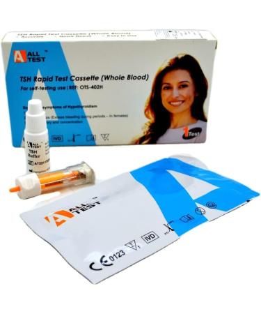 ALLTEST Underactive Thyroid Test Kit Complete TSH Test Kit for Home Use (1) 1 piece (1 pack)