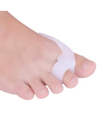 Pedimendtm toe separator made of silicone gel with bale protection (2 pairs) for smoothing large toes Hallux Valgus prevents pain for women and men