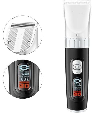 Professional Cordless Hair Trimmer & Clipper - Rechargeable Hair Cutting Tool with LED Display | International Shipping Available - Buy Online on GoSupps.com