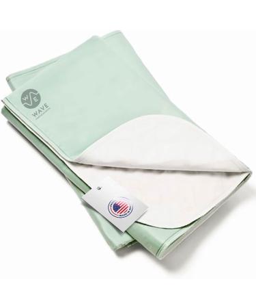 Wave Reusable Washable Underpads Large Bed Pads with Waterproof Backing 34" x 36" for use as Incontinence Bed Pads Reusable pet Pads Great for Dogs Cats Made in The USA (34" x 36" ( Pack 4)) - Buy Online on GoSupps.com