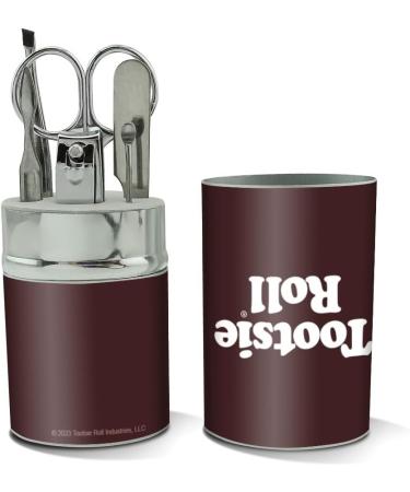 Tootsie Roll Wrapper Stainless Steel Manicure Pedicure Kit | Travel Beauty Care Essentials | International Shipping Available - Buy Online on GoSupps.com