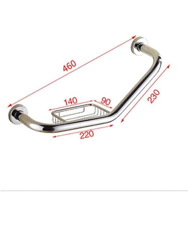 Bathroom Grab Bar Safety Support Rail Non-slip Grab Bar Bathroom Safety Anti-Static Anti- Grab Bar 135 Bathroom Handle with Hollowe - Buy Online on GoSupps.com