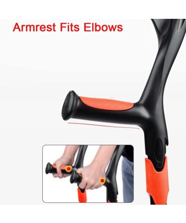 Forearm Crutches Adults Aluminum Ergonomic Crutches Lightweight Orthopedic Crutches Walkers for The Elderly Disableda (Size : 1 Pair) Anniversary Lucky Star - Buy Online on GoSupps.com