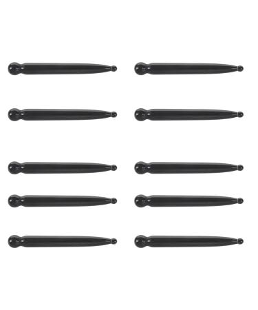 LLKOZN 10X Traditional Relax Thai Foot Massage Reflexology Stick Tool Black