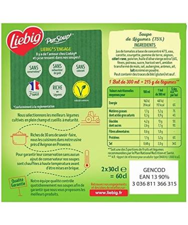 LIEBIG - Pursoup Velout De L gumes Du Soleil Bricks 600Ml - Pack of 4  - Buy Online on GoSupps.com