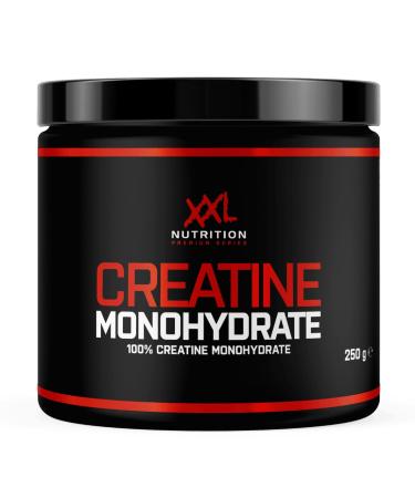 XXL Nutrition Creatine Monohydrate Supplement for Muscle Building & Performance 100 Pure Creatine Monohydrate Powder Various Flavors Tasteless 250 Grams 50 doses Without flavor 250 grams