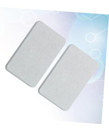 Ciieeo 2pcs Silicone Soap Holder Diatomite Soap Pad Soap Silicone Pad Soap Dishes for Bathroom Soap Holder for Shower Rectangle - Buy Online on GoSupps.com