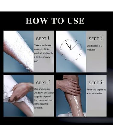 GZE Smoothing Hair Removal Cream for Men - Private Parts Legs Underarms & Chest - Effective Whole Body Hair Removal Solution - Buy Online on GoSupps.com