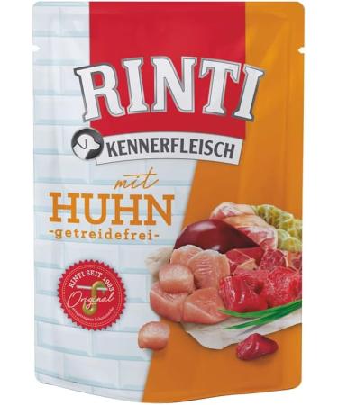 RINTI Kennerfleisch 400g Grain-Free Dog Food Mix - 4 Varieties Available in Packs of 12 or 20 - Premium Wet Food for Dogs - Buy Online on GoSupps.com