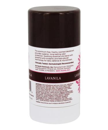 Lavanila Vanilla Grapefruit Deodorant Stick 2 oz - Natural & Aluminum-Free - Buy Online on GoSupps.com