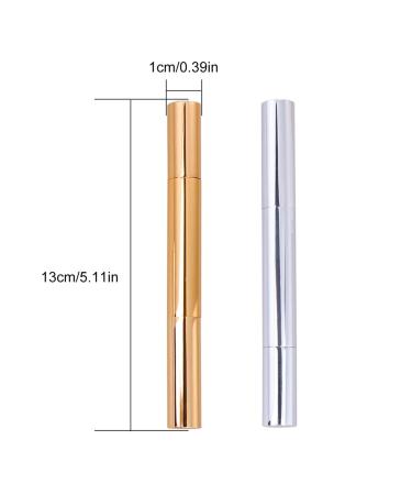 Lurrose Lip Gloss Twist Pens - Empty Nail Oil Brush Containers for Women & Girls (2 Pcs) - Perfect Cosmetic Solution - Buy Online on GoSupps.com