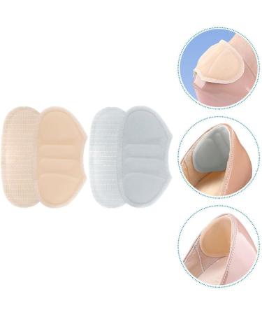 Baluue Heel Cushion Pads - 2 Pairs Self-Adhesive Soft Shoe Grips & Liners for Foot Care Heel Pain Relief Bunion & Blister Protection - International Shipping Available - Buy Online on GoSupps.com