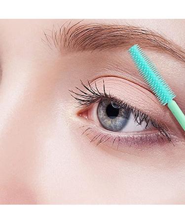Buy G2plus 100 pcs Silicone Eyelash Brushes - Disposable Mint Green Mascara Magic Bars for Perfect Eye Makeup Tools - Buy Online on GoSupps.com